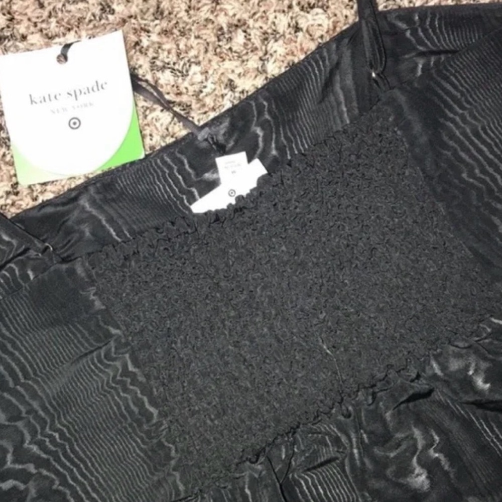 Kate Spade X Target Black Tiered Ruffle Asymmetrical Midi Dress XXS or XL | NWT - Picture 6 of 8